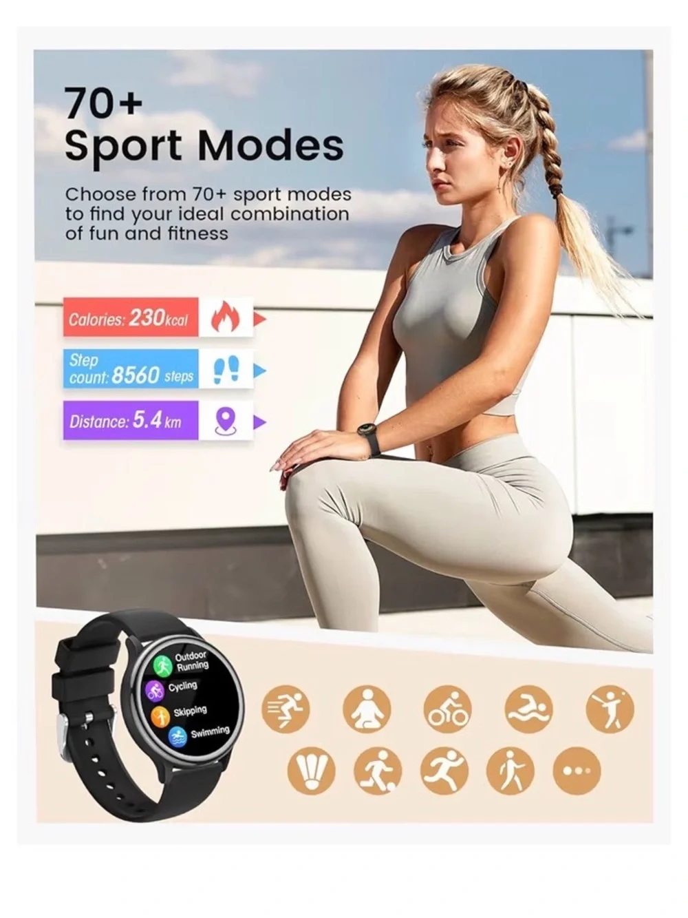 Smart Watch - Black - New in Box!